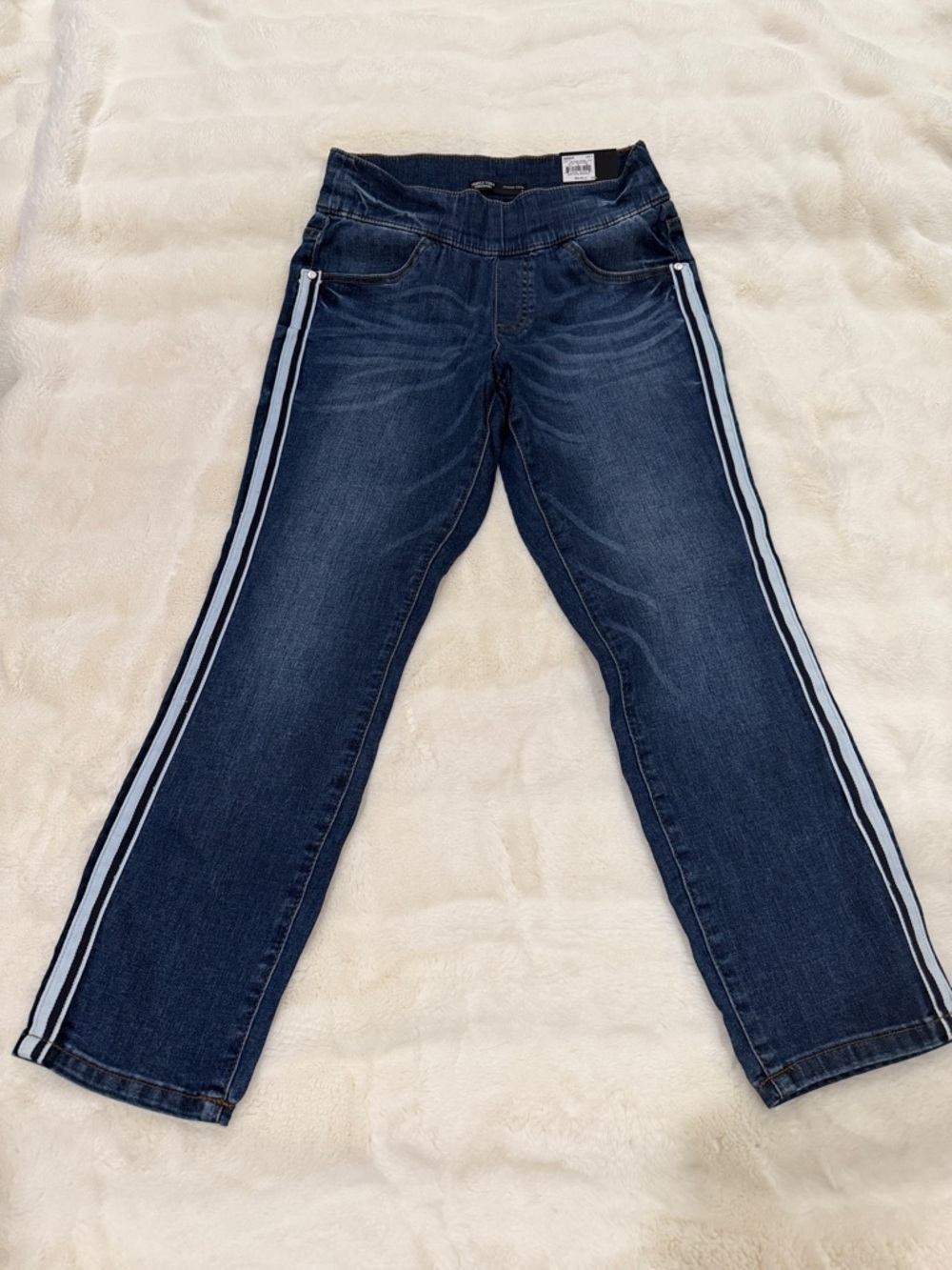 Simply Vera Vera Wang Indigo Denim Jeggings with White Side Tape